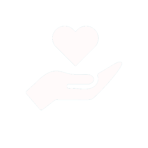 Hand holding a heart